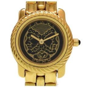 Fendi
Change Bezel Vintage 850l Quartz Gold Black Dial 0017fendi Ladies